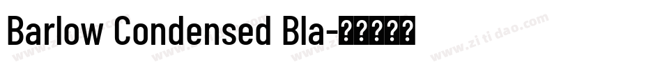 Barlow Condensed Bla字体转换